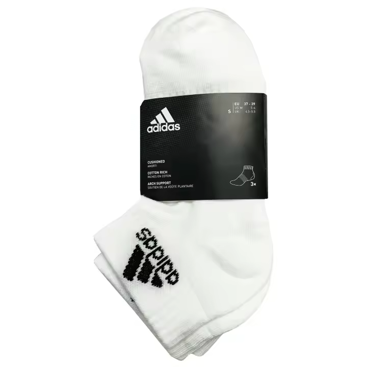 Tobillo Suela Acolchada Adidas 3 Pares Calcetines - 1