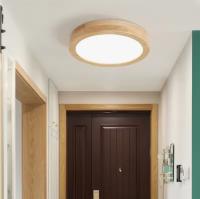 Lámpara de Techo de Madera Rústica Iluminación Natural para Dormitorio, Pasillo, Salón - details 3