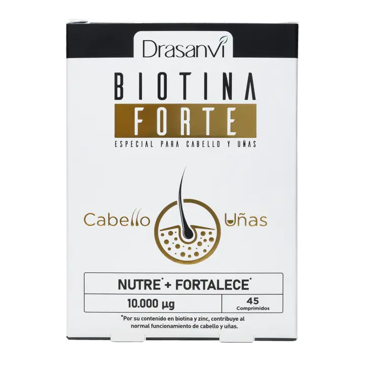 DRASANVI BIOTINA FORTE 10000 UG 45 COMPRIMIDOS - 1
