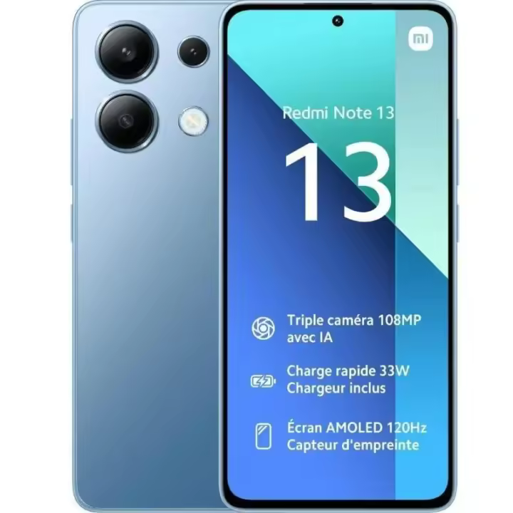Smartphone Xiaomi Redmi Note 13 6GB/ 128GB/ 6.67"/ Verde-azul y negro  MODELO EUROPEO 3 AÑOS GARANTIA - 1