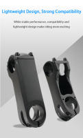 RIRO Tímbrido De Bicicleta Ultraligero De Aluminio Forjado/CNC Con Espaciador Para Manillar De Carretera 80/90/100MM - details 2