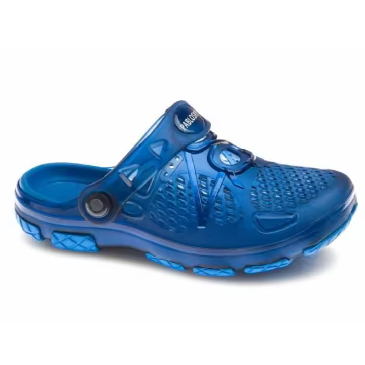 Pabloksy Pablosky Zuecos de Goma 969921 Azul para Niño con Suela Antideslizante y Tira Ajustable en Talón - 1