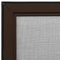 vidaXL Mosquitera extensible para ventanas marrón (100-193)x75 cm - details 5
