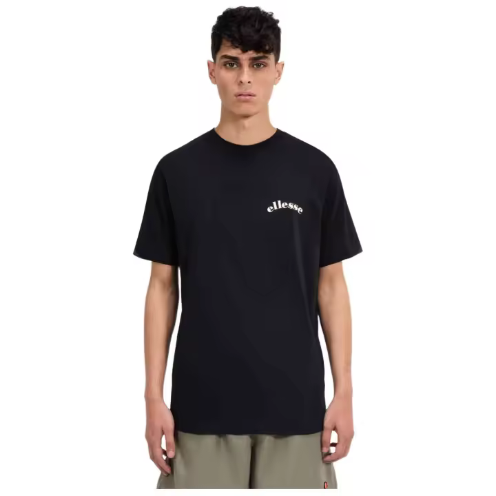 Camiseta de Manga Corta ELLESSE Courtside para hombre en color negro - 1