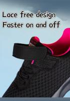 Zapatillas De Correr Para Niños Transpirables Zapatillas Deportivas Para Niñas Ligeras Con Ojos De Malla Negros Para Todas Las Estaciones - details 8