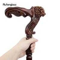 Bastón De Madera Marrón Leopardo Para Moda Y Fiesta Disfraz De Vampiro Cospaly Bastón De Caminar Decorativo 93cm Para Halloween - details 7
