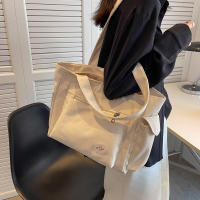Bolso de Lona versátil de gran capacidad, Bolso sencillo para Mujer, Bolso Cruzado
Bolsa Micia, Blanco, 41*28*15cm - details 0