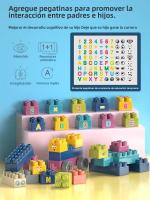 Juego De Rompecabezas De Bloques De Construcción Grande DIY Montessori Juguetes Educativos Creativos Para Niños Regalo De Caja Coloridos - details 8