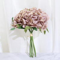 5pcs Flores Artificiales De Gran Tamaño En Blanco Hiedra Y Pino Alta Calidad Para Decoración De Hogar Y Bodas Bouquet De Lirio De Mar Y Peonía - details 1