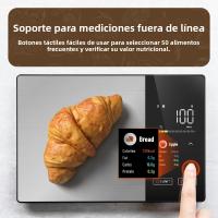Báscula Inteligente De Cocina De Acero Inoxidable Para Alimentos Calculadora De Nutrición Calorías Proteínas Grasa Carbohidratos 11LB/5kg Para Cocina Saludable - details 7