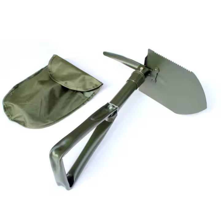 Shovel Multifuncional Portátil De Rescate Emergencia Herramienta De Campo Al Aire Libre Spade Para Aventuras Con Acero Carbono - 1