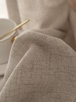 Japanese style thickened cotton and linen semi shading curtains for bedrooms, living rooms, and curtains - details 14