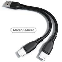 Cable De Carga Rápida 2 En 1 USB Tipo C Y Micro USB Para Teléfonos Móviles Compatible Con Huawei Samsung Xiaomi Cable De Alimentación Tipo C USLION - details 13