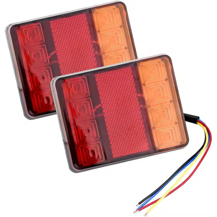 luces traseras LED de 12 V, luces traseras multifuncionales para tractor, camión, remolque - 1
