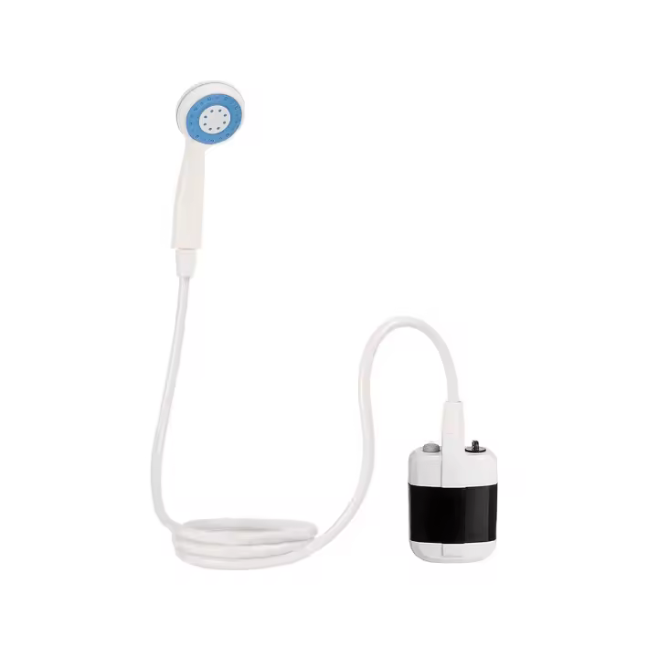 Mediawave Store Cabezal de Ducha portátil Manguera recargable Manguera de camping y Jardín Hogar DIY Accesorios de Jardín al Aire Libre Muebles de bricolaje Ambiente Confort - 1