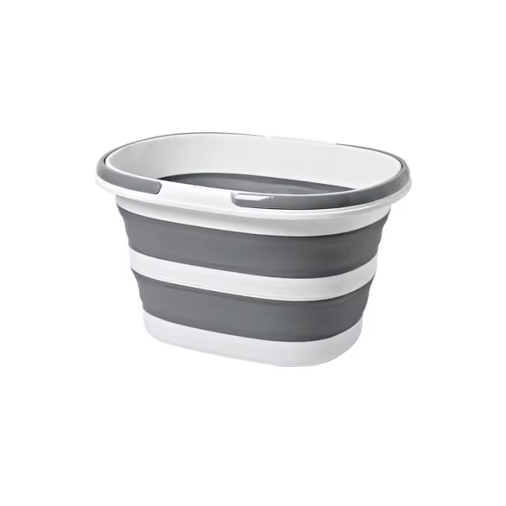 Basin Plegable Portátil Para Lavar Coche Hogar 16L Cesta De Almacenamiento Para Baño Caza Camping Lavado De Ropa - 1