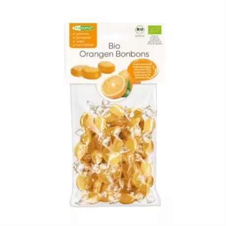 Caramelos de Naranja Bio 85g Frusano - 1