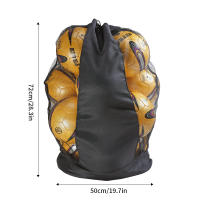 Bolsa De Deporte Grande Con Red Para Baloncesto Fútbol Voleibol Resistente Y De Gran Capacidad Para Almacenamiento De Balones - details 8