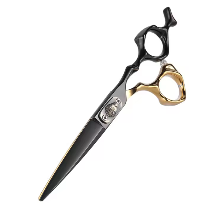 6 "tijeras de corte de pelo profesional de peluquería Tijeras Estilista de recorte de corte de afeitar Salón de borde Tijeras - 1