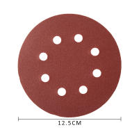 100Pcs Papel De Lija Redondo 5 Pulgadas 8 Agujeros 80Grit-3000Grit Papel De Lija Automotriz Self-adhesivo 125mm Herramienta De Pulido - details 0