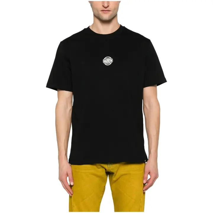 Camiseta BARROW Oversize con Estampación Creative Madness en la Espalda Color Negro - 1