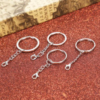 10Pcs Conjunto De Hebjes Para Llaves Con Cierre De Langosta Y Anillo Redondo Connectores Gancho Para Fabricación DIY De Joyería Accesorio De Cadena De Llaves - details 2
