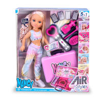 Nancy Air Styler larga melena rubia para rizar, ondular o decorar - Famosa Giochi Preziosi NAC73000 - details 3
