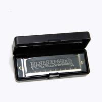 Harmonica 10 Agujeros Senior Bruce Para Blues Con Estuche Acero Inoxidable Y Latón Para Música Instrumento De Musicalización - details 0