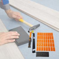 Kit De Instalación De Piso De Madera Lamina Allsome 43 Piezas Con 40 Espaciadores Y Barra De Extracción De Alta Resistencia Y Bloque De Tapping - details 6