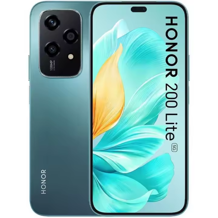 Huawei Honor 200 Lite 5G 8/256GB Cyan Lake azul smartphone movil Libre , NUEVO, Envio 24h - 1