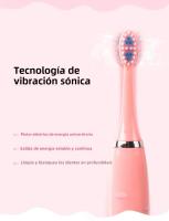 Cepillo De Dientes Eléctrico Para Niños Con Sonido Y Dibujos Animados Recargable Por USB Suave Impermeable Con Cabeza De Reemplazo - details 10