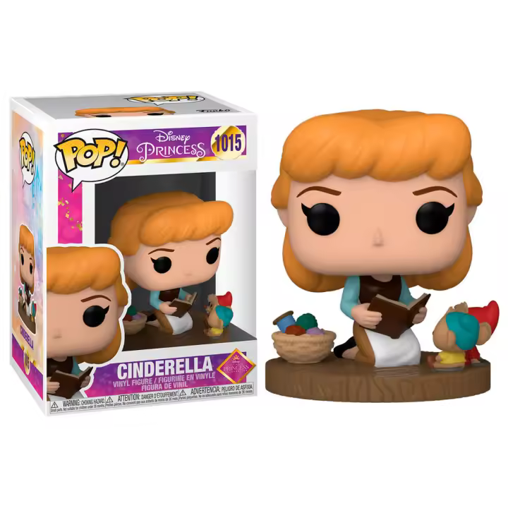 Figura Pop Cinderella Disney (Ultimate Princess)-Figura de Vinilo Coleccionable - Idea de Regalo- Mercancia Oficial - Juguetes para Niños y Adultos - Movies Fans - Muñeco para Coleccionistas y Exposición - 1