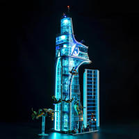 Set De Iluminación LED LocoLee 76269 Para Bloques De Construcción Avengers Tower Accesorios De Iluminación Incluidos - details 4