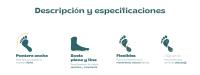 Coqueflex zapatillas casual barefoot unisex, zero drop y horma ancha que permite el libre movimiento de los dedos, hecha con materiales veganos, cuenta con plantilla extraíble - details 1