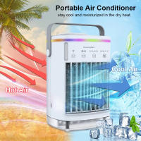 BIT Aire acondicionado portátil, miniventilador de refrigeración, humidificador de agua helada con USB de 700ml, viento fuerte para dormitorio y hogar - details 0