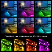 Tira De LED RGB WiFi Tuya 24V 30M Luz De Bandeja RGB Inteligente Sync Con Música 18LEDs/M Lámpara Para Decoración De Habitaciones - details 16