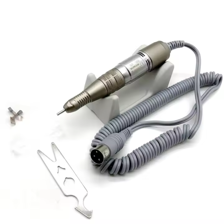 Herramienta De Taladro Eléctrico Para Manicura LAAOVE STRONG210 Control De Caja Con Pluma SDE H200 Velocidad De 35000RPM Cerámica 65W - 1