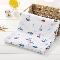 Mantel De Muselina Para Bebé 120x110cm Suave Toalla De Baño Para Recién Nacidos Pañales Envolver Y Cubrir Infante Unisex - details 2