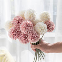 5Pc Flores Artificiales De Algodón Hydrangea Para Decoración De Hogar Y Dormitorio Decoración De Boda Y Cumpleaños Accesorios Para Vaso De Sala De Arte - details 0