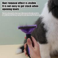 Furmins Peine Para Perros Y Gatos Desmontable Afilado De Acero Inoxidable Herramienta De Recogida De Pelos Para Cachorros Y Caniches - details 3