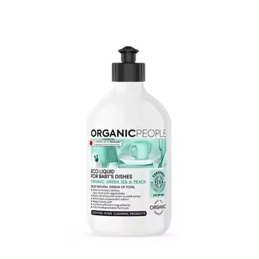 Lavavajillas ecológico aloe y aceite de oliva orgánicos 500 ml Organic People - 1