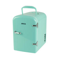 Mini nevera portátil Jocca Turquesa con capacidad de 4L con conexión para casa y el coche. Enfría y calienta bebidas, alimentos, medicaciones o cosmética. Diseño compacto, ligero y adaptable gracias a la bandeja extraíble. - details 3