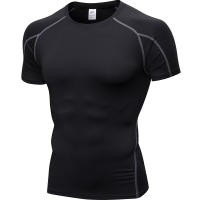 Camiseta Deportiva De Hombre Para Correr Y Fitness Secado Rápido Cuello Redondo Elasticidad Musculación Entrenamiento Deportivo - details 10