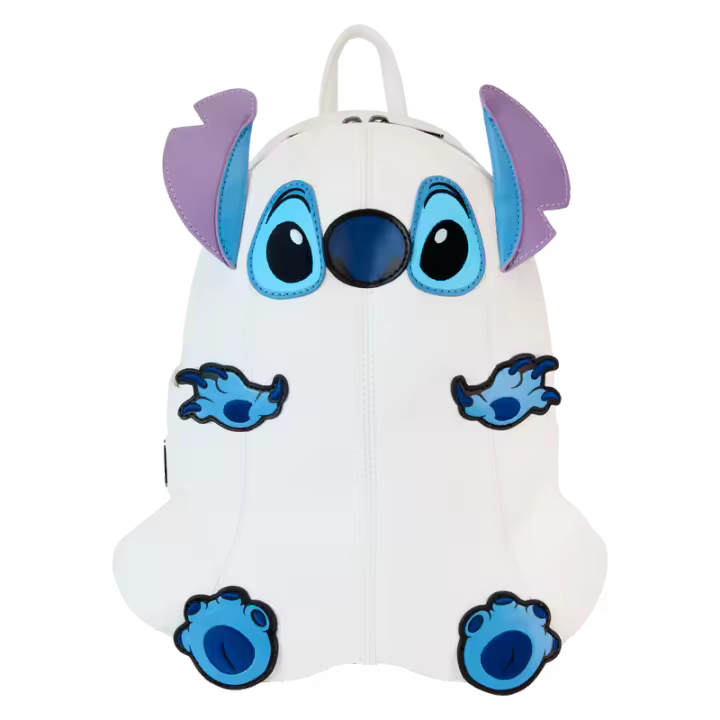 Loungefly Mochila Ghost brilla en la oscuridad GITD hombre mujer  GLow Dark Stitch Fantasma Lilo y Stitch Disney - 1