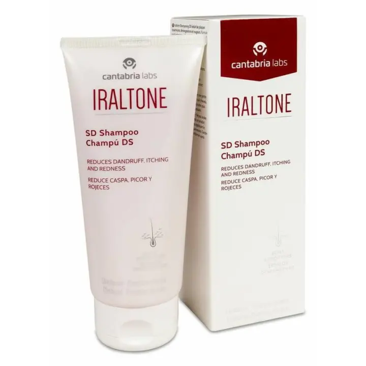 Cantabria Labs IRALTONE Champú Anticaspa para Picor en el Cuero Cabelludo 200 ML - Reduce Caspa, Picor y Rojeces - 1