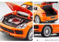 Modelo De Coche Porsches Cayenne Turbo S De 1:24 En Aleación Con Sonido Y Luz Vehículo De Juguete De Metal Para Colección Y Regalo Para Niños - details 13