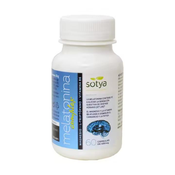 Sotya Melatonina Complex 60 Cápsulas para el Sueño y el Jet Lag - 1