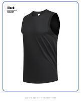 Camiseta Sin Mangas De Hombre Talla Grande Transpirable De Seda De Hielo Secado Rápido Casual Running Fitness Verano Deportes - details 3