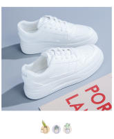 Zapatillas Deportivas Casuales Para Mujer Blanco Suela De Goma Transpirables Y Resistentes Al Desgaste Tenis De Mujer Simple 2024 Nuevas - details 5