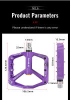 Pedales De Bicicleta Ultralight NanLio MTB Plástico Antideslizante Para Mountain Bike BMX XC AM Tamaño 124*109mm Colorido - details 6